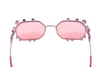Swarovski Women's Sunglasses Irregular Pink Mirrored