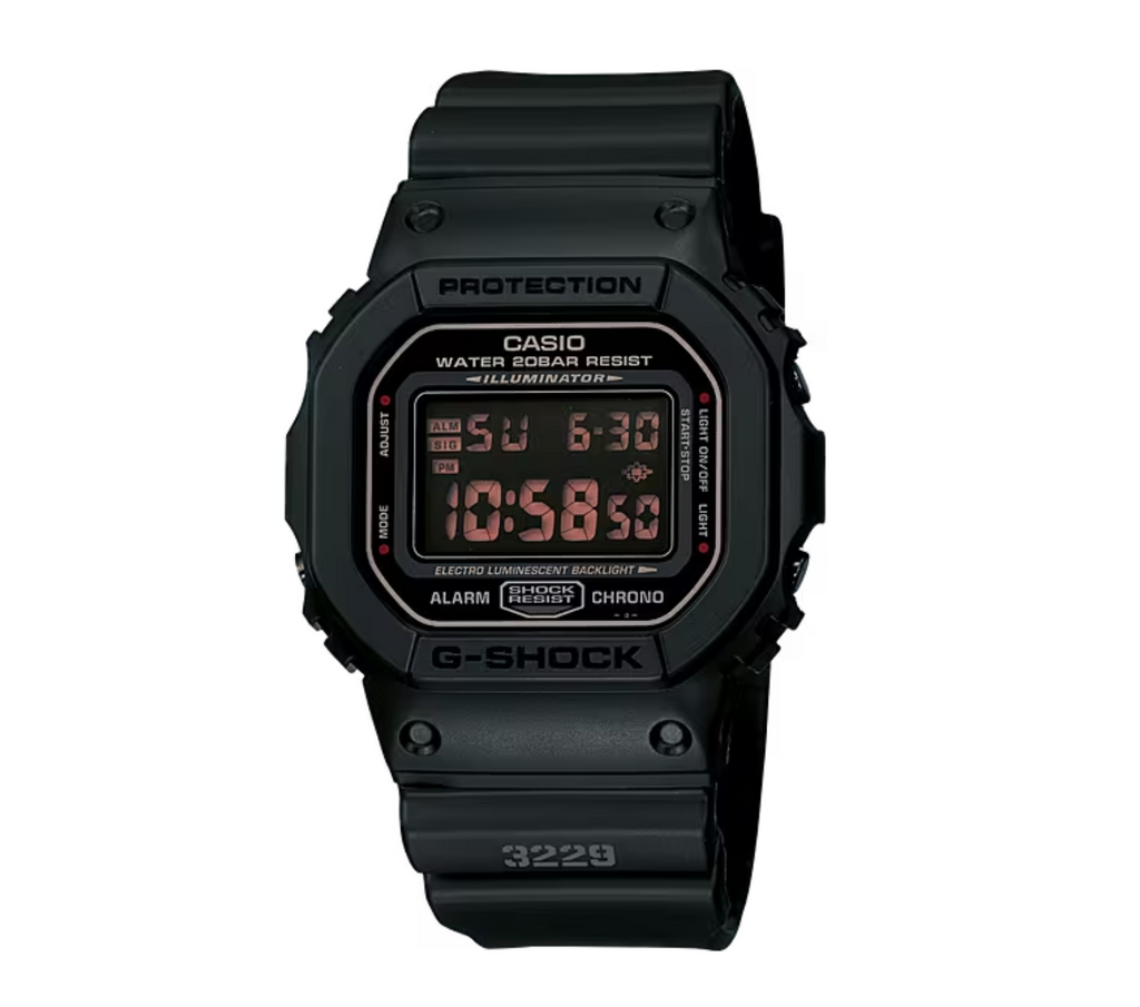 Casio G-Shock Watch Men's Black on Black