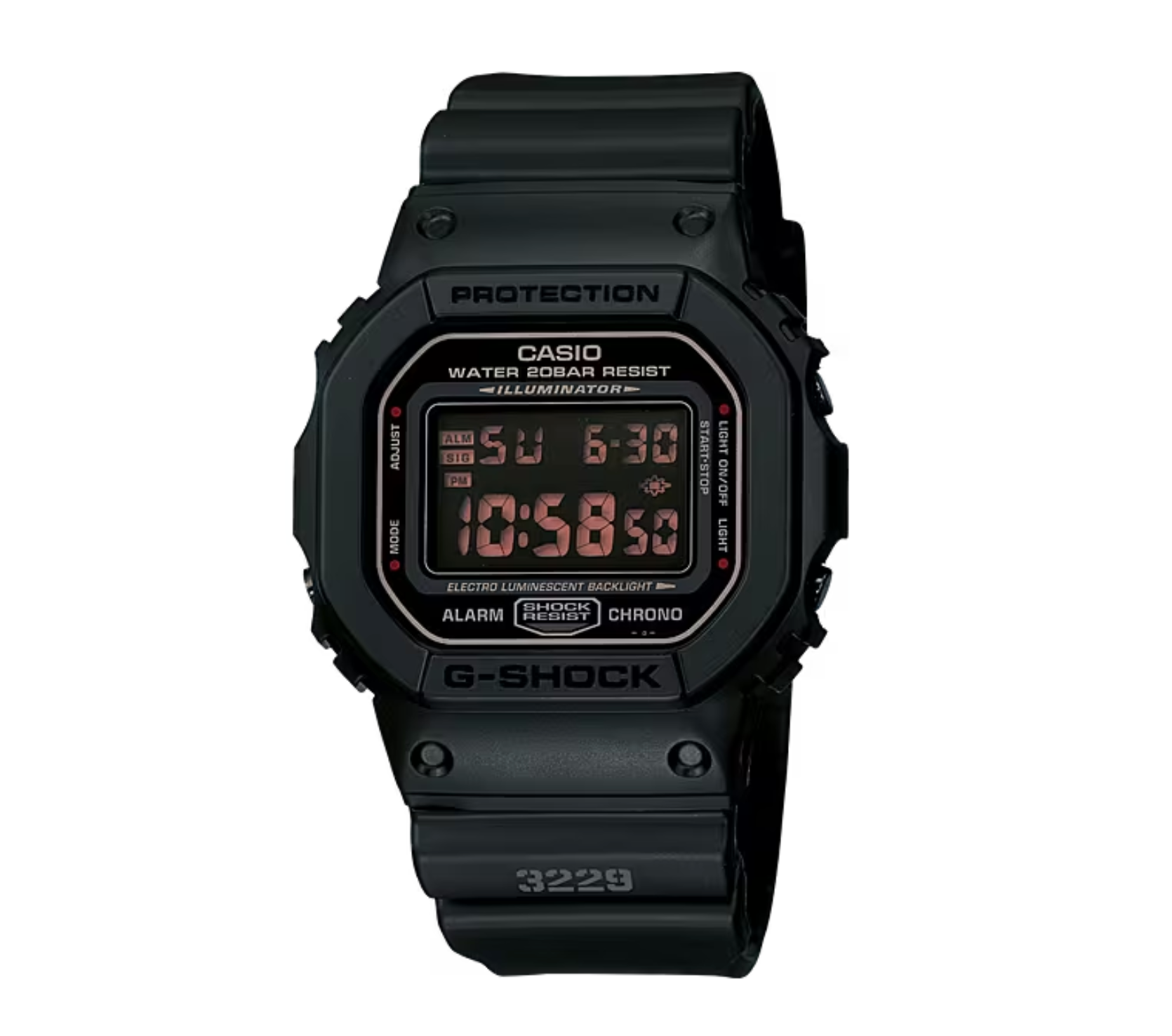Casio G-Shock Watch Men's Black on Black
