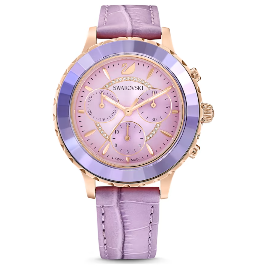 Swarovski Watch Octea Lux Chrono Purple