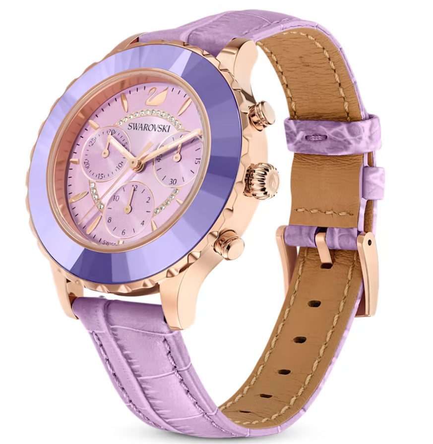 Swarovski Watch Octea Lux Chrono Purple