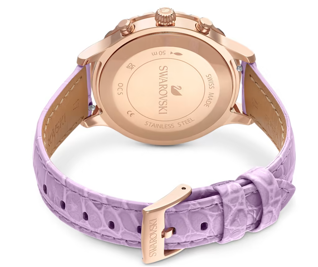 Swarovski Watch Octea Lux Chrono Purple