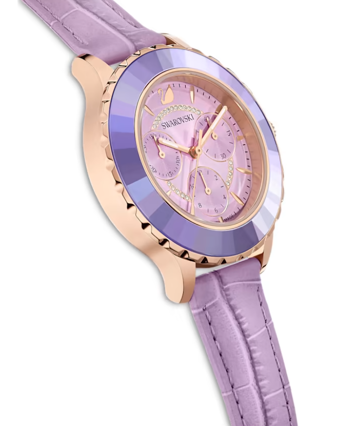 Swarovski Watch Octea Lux Chrono Purple