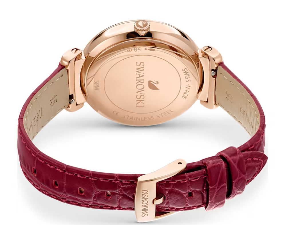 Swarovski Watch Passage Moon Phase Red