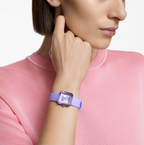 Swarovski Watch Lucent with Silicone Strap Violet