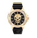 Philipp Plein Mens Watch High-Conic The Skull Gold