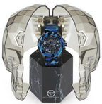 Philipp Plein Mens Watch The Skull Blue Camo