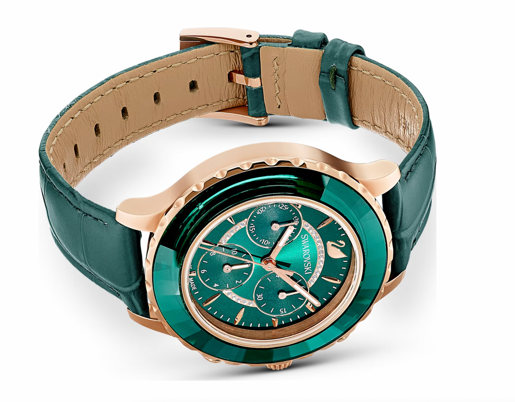 Swarovski Watch Octea Lux Chrono Green