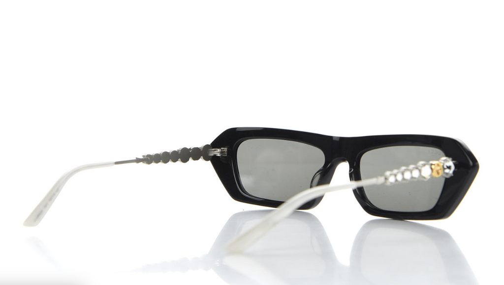 Gucci Women's Sunglasses Cat Eye Rectangle Black