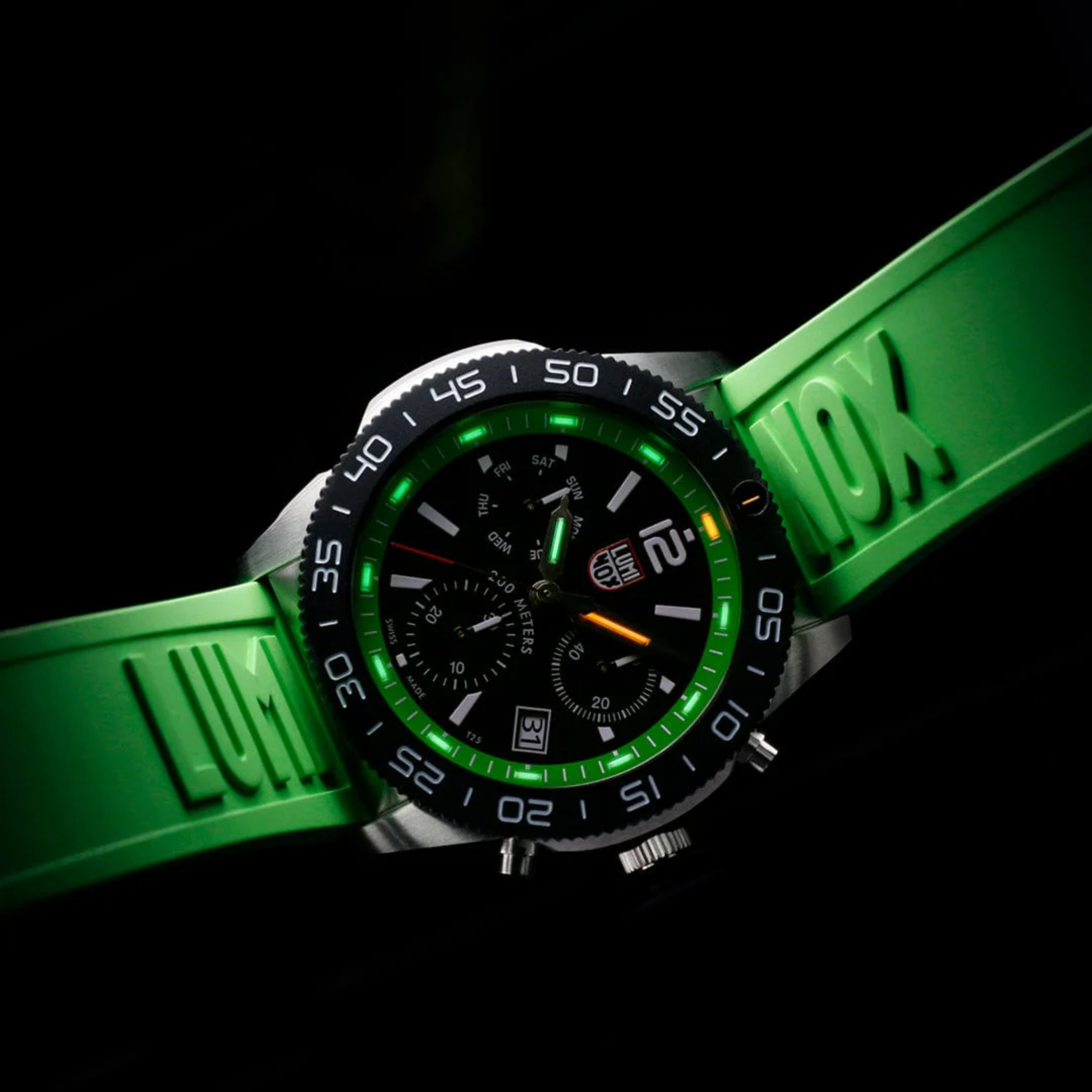 Luminox Pacific Diver 3140 Series Men's Green Watch