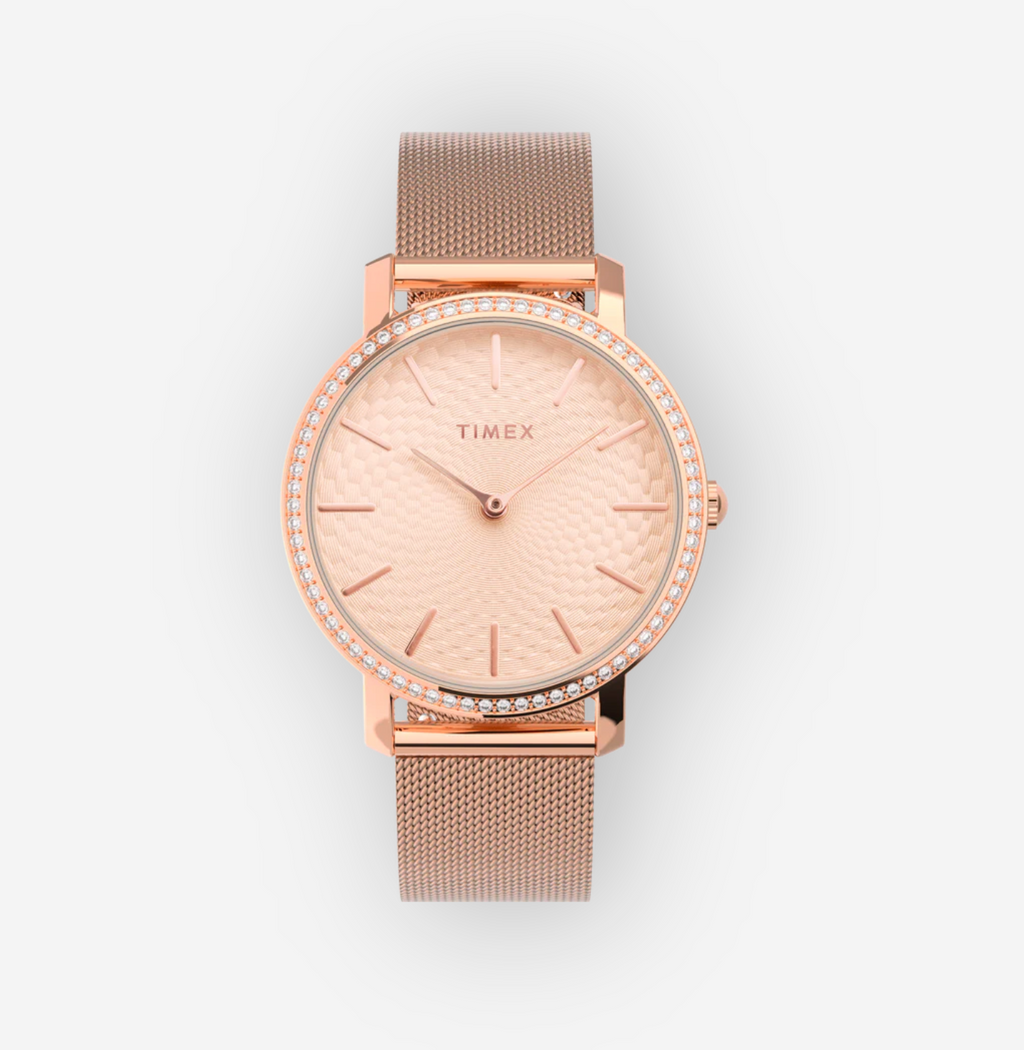 Timex Transcend Ladies Rose Gold Watch