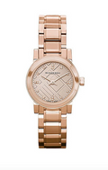 Burberry Ladies The City Diamonds Rose Gold 26mm Watch