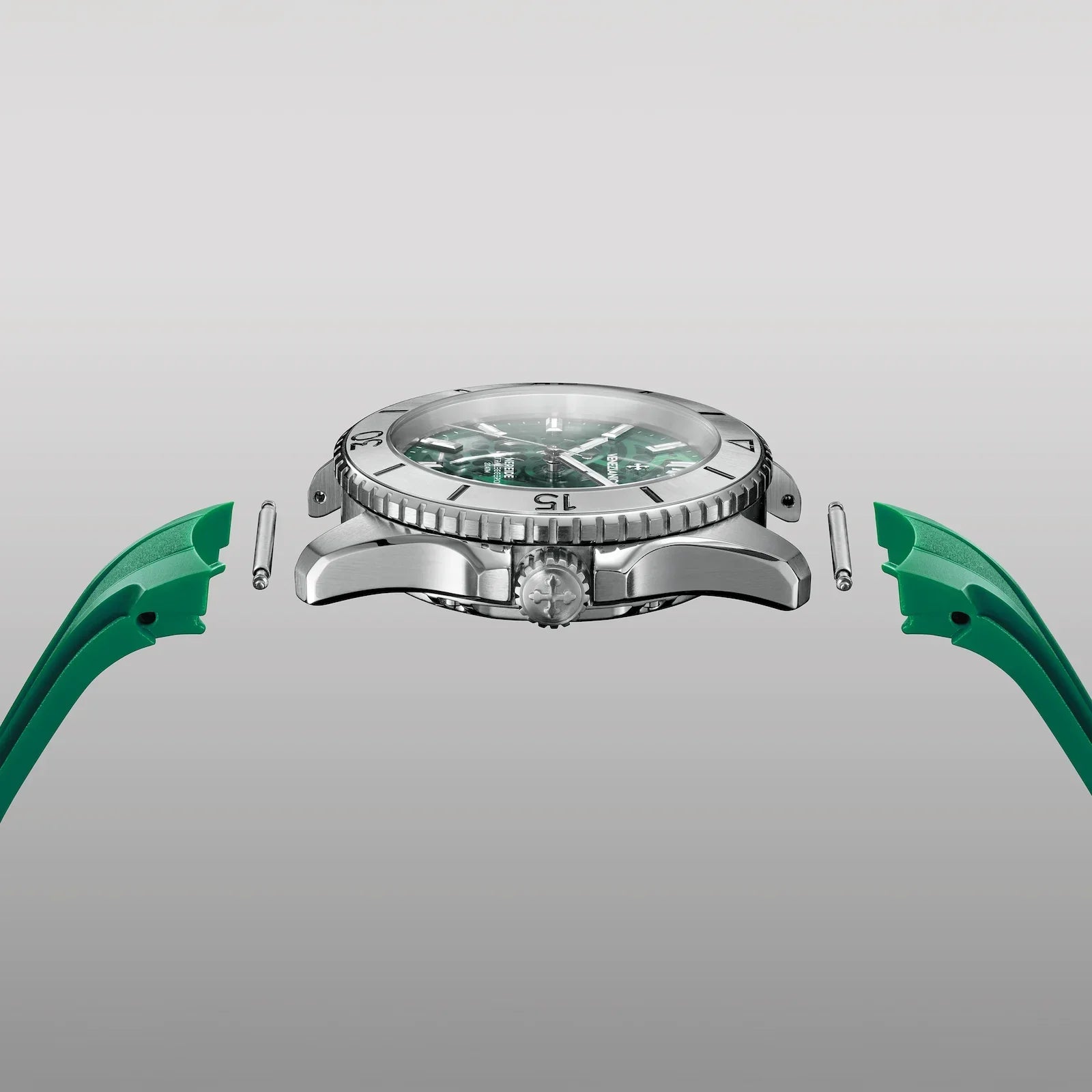 Venezianico Automatic Watch Nereide UltraLeggero 42 Skeleton Green