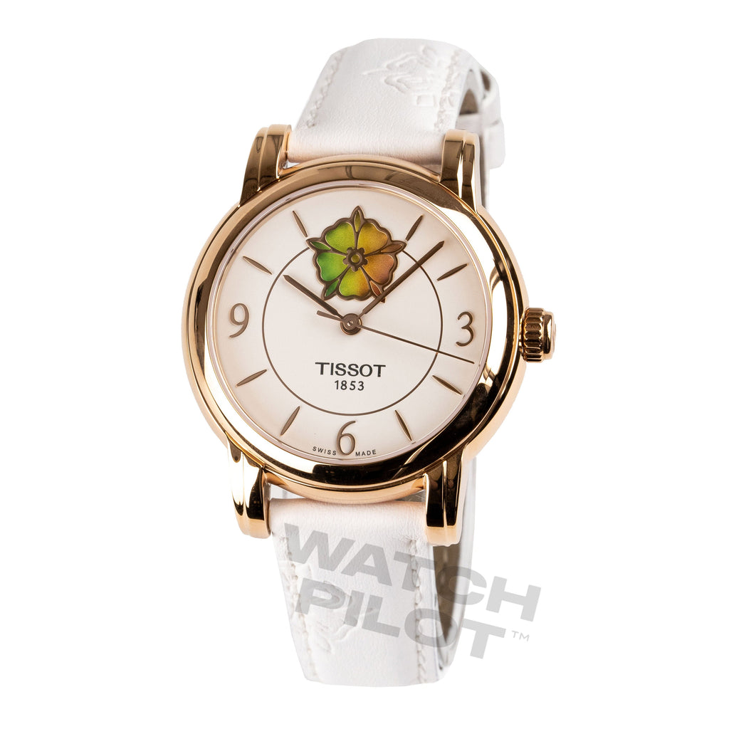 Tissot Heart Flower Powermatic 80 Ladies' White Automatic Watch