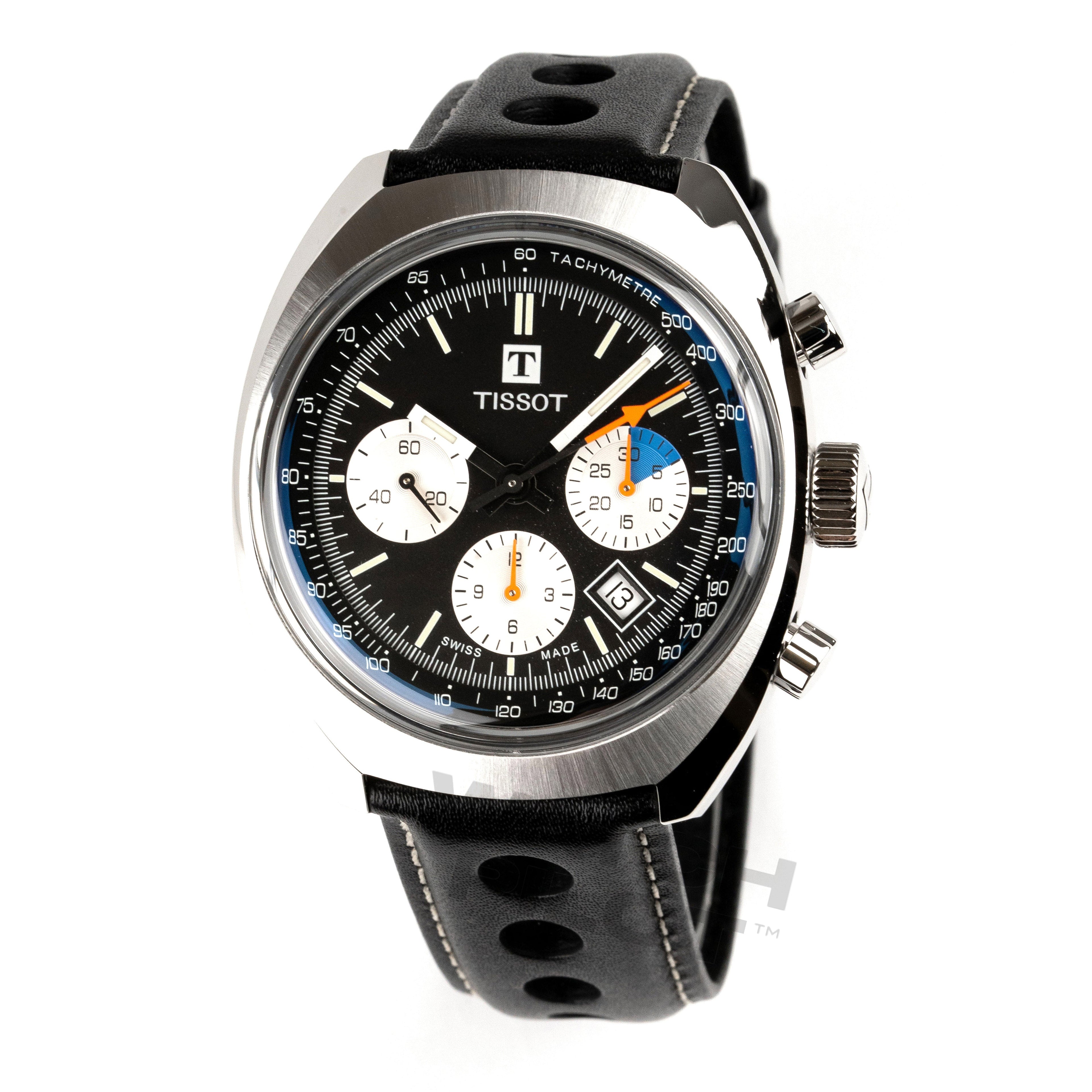 Tissot Men's Watch T-Heritage 1973 Chronograph 43mm Black