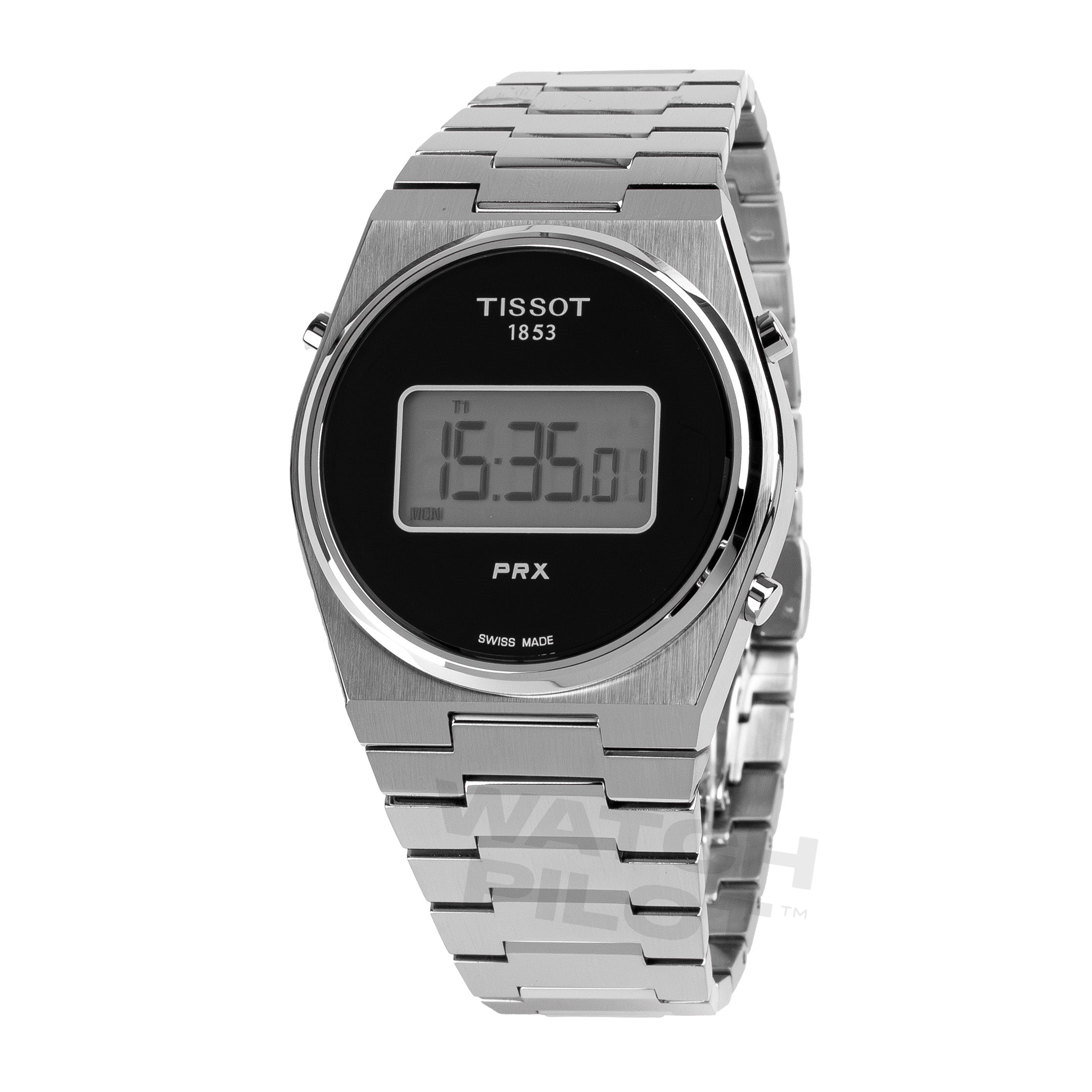 Tissot PRX Digital 40mm Men's Silver Black Watch
