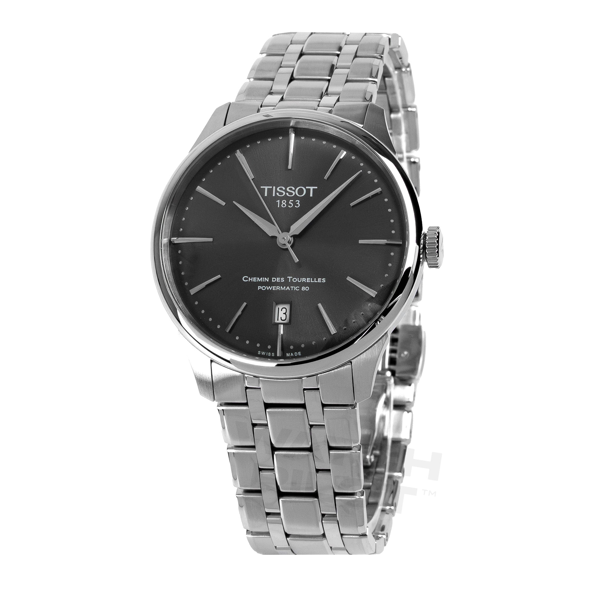 Tissot Chemin Des Tourelles Powermatic 80 Men's Black Watch
