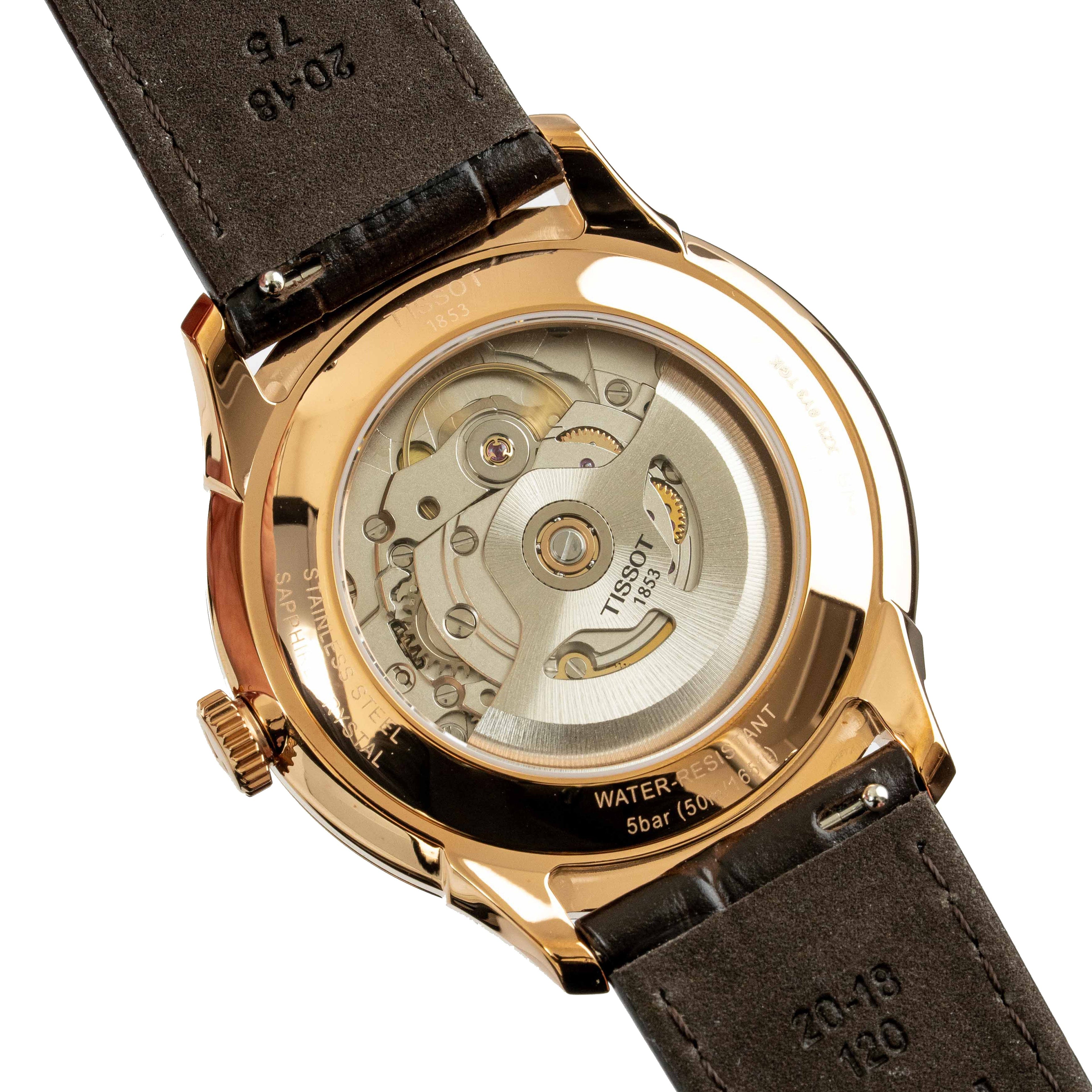 Tissot Chemin Des Tourelles Powermatic 80 Men's Brown Watch