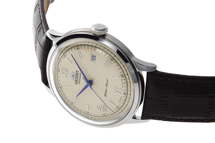 Orient 2nd Generation Bambino Men's Beige Brown Watch