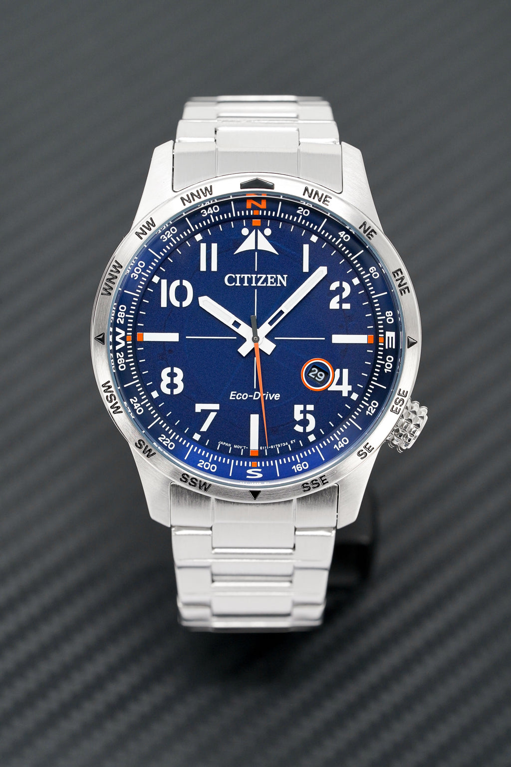 Citizen Men's Watch Eco-Drive Aviator Blue
