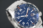 Citizen Men's Watch Eco-Drive Aviator Blue