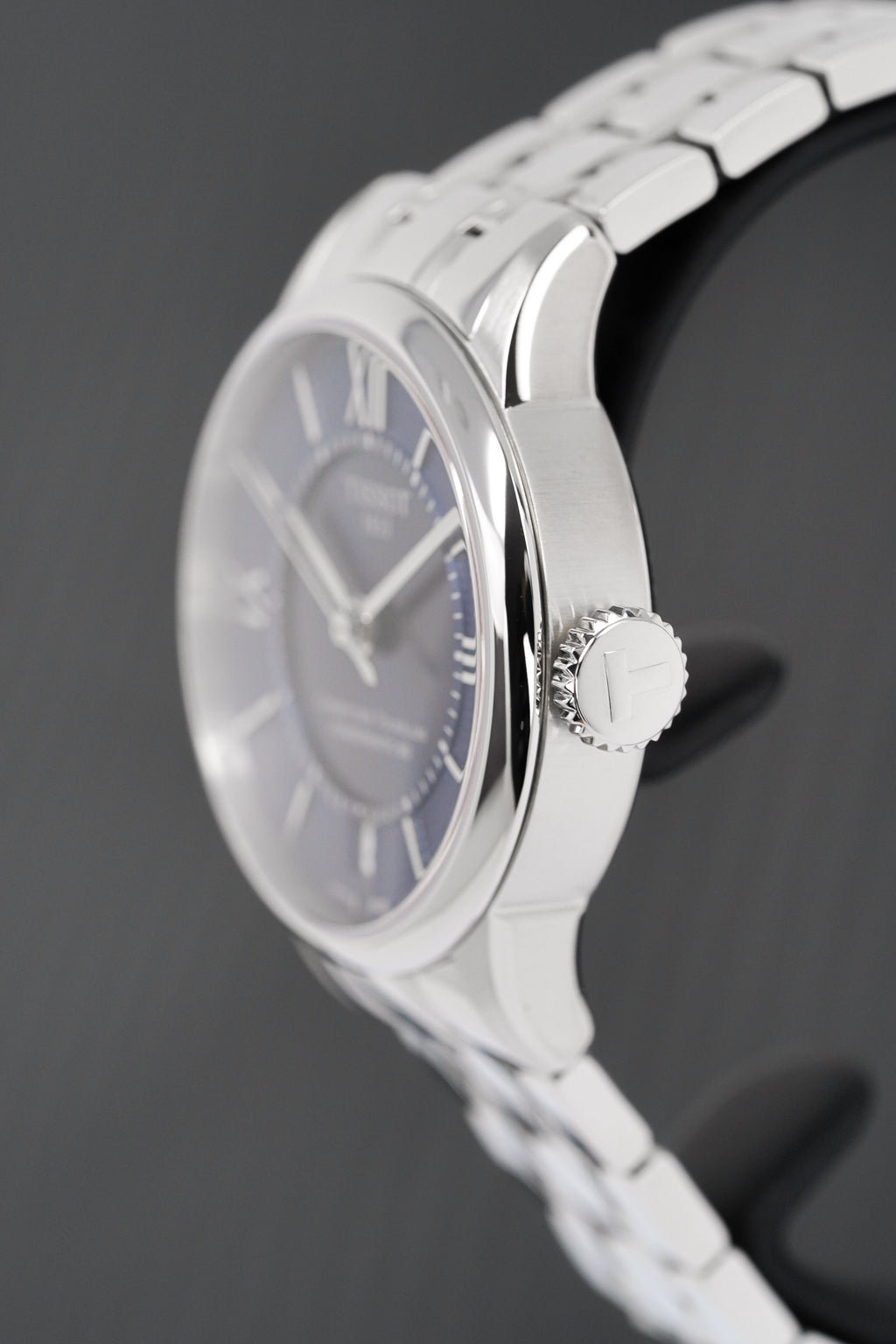 Tissot Chemin Des Tourelles Powermatic 80 Ladies Blue Grey Watch