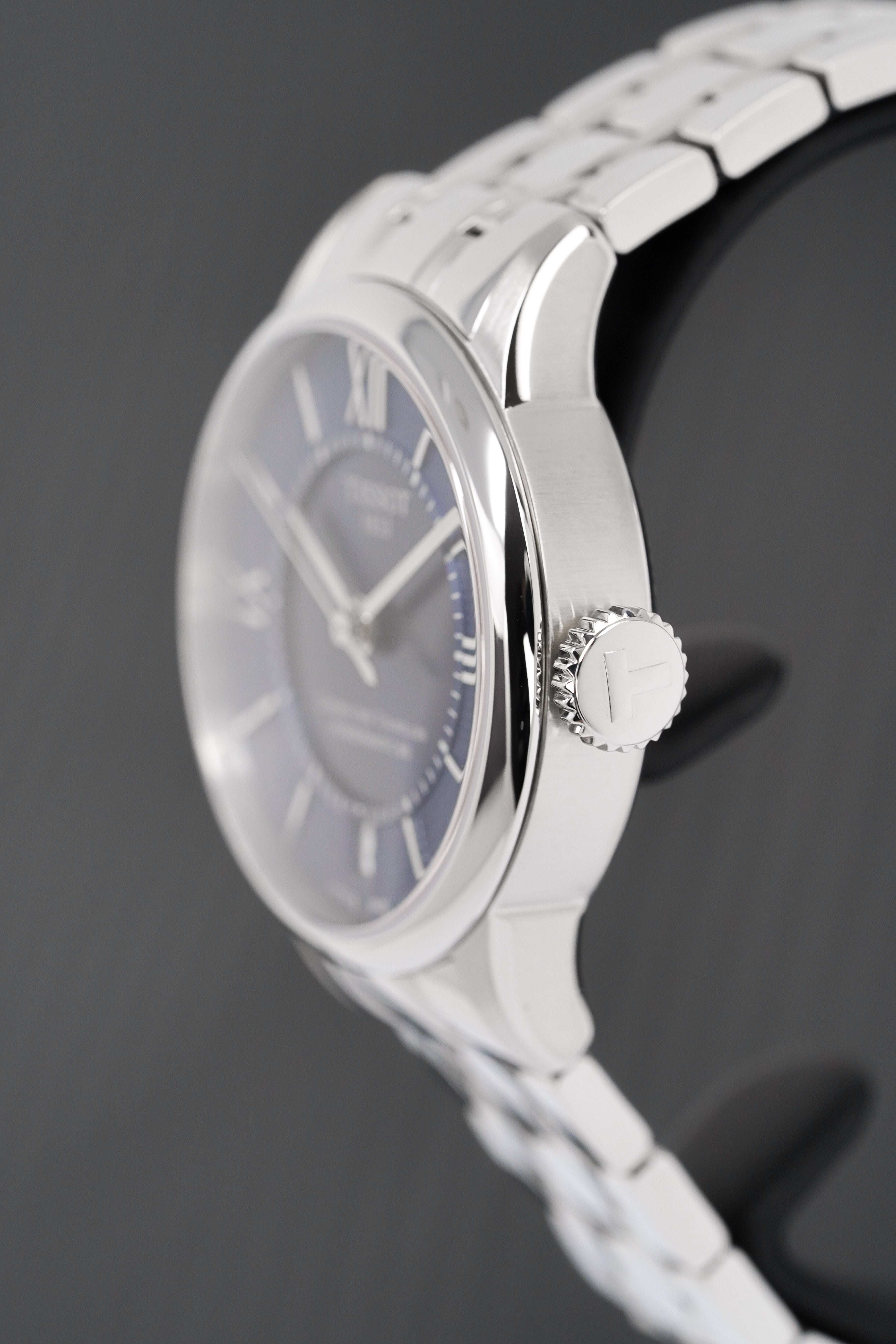 Tissot Chemin Des Tourelles Powermatic 80 Ladies Blue Grey Watch