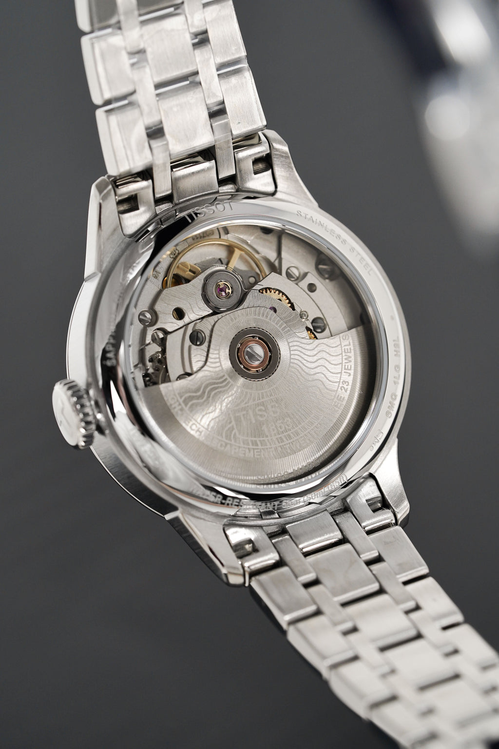 Tissot Chemin Des Tourelles Powermatic 80 Ladies Blue Grey Watch