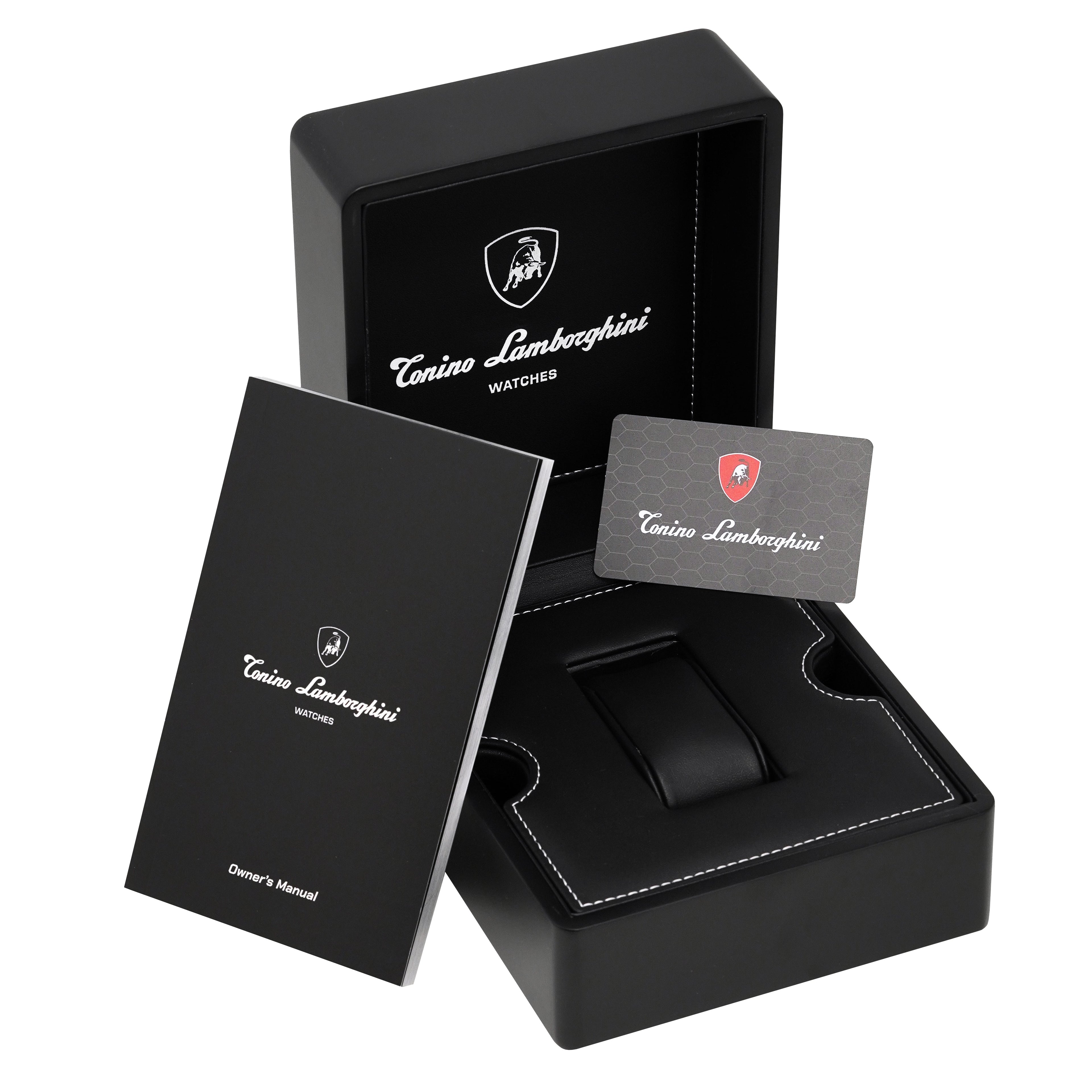 Tonino Lamborghini Spyder X SS Chronograph Date steel Blue