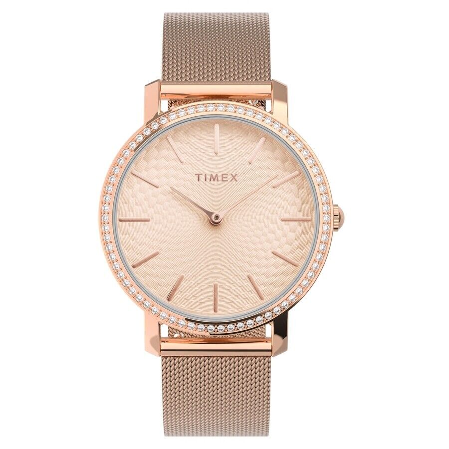 Timex Transcend Ladies Rose Gold Watch