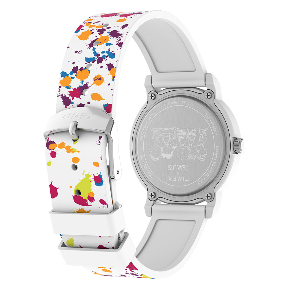 Timex Peanuts Weekender Color Rush Unisex White Watch