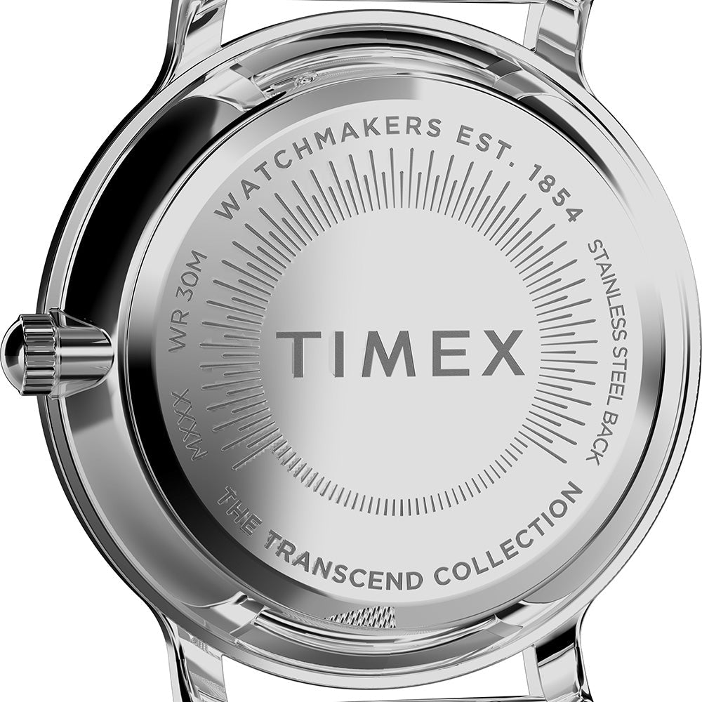 Timex Transcend Ladies Silver Watch