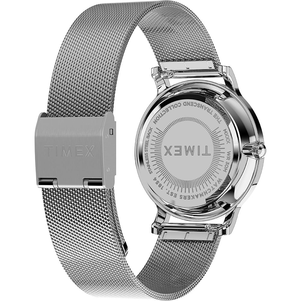 Timex Transcend Ladies Silver Watch