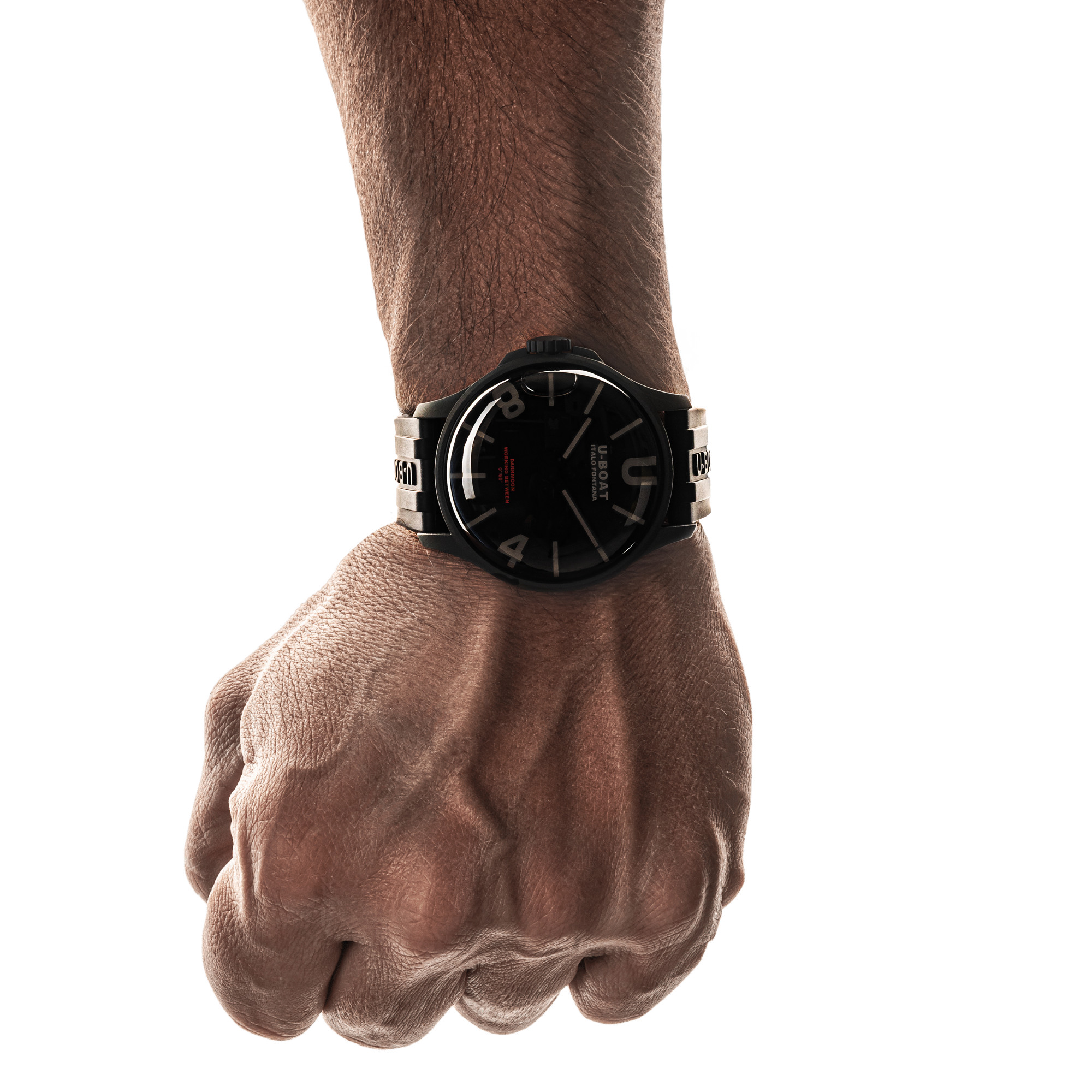 U-Boat Watch Darkmoon 44 Black Curved PVD