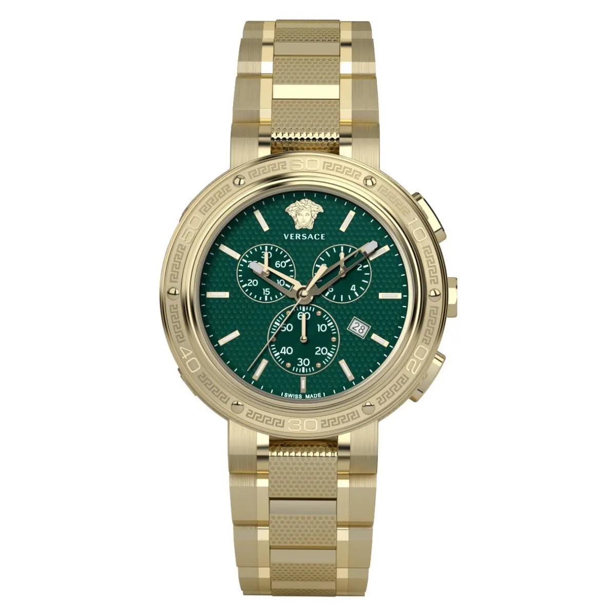 Versace Men's Watch V-Extreme Pro 46mm Green Bracelet