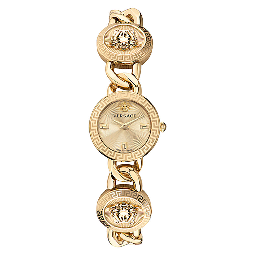Versace Stud Icon Ladies Gold Watch