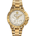 Versace Men's Watch Sport Tech 45mm White Gold Bracelet
