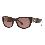 Versace Women's Sunglasses Cat Eye Transparent Red