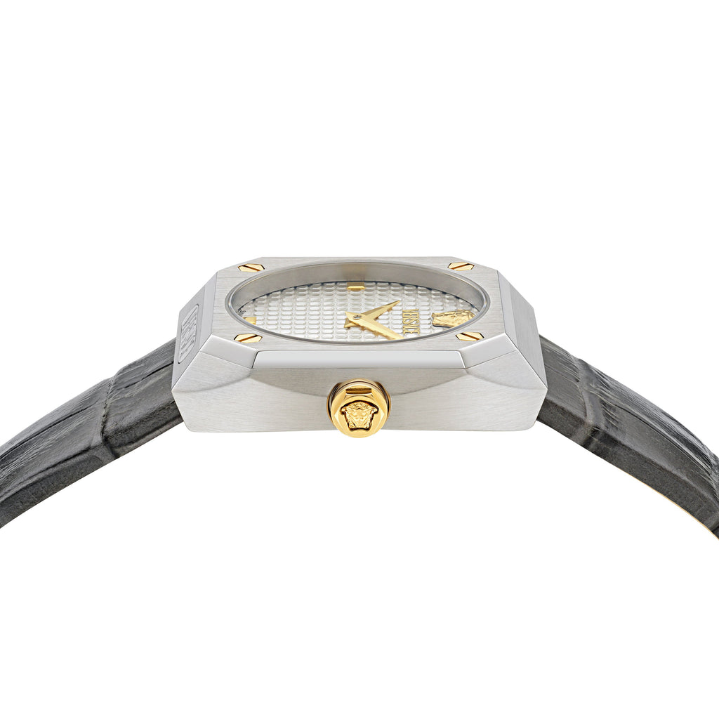 Versace Antares Ladies Silver Grey Watch