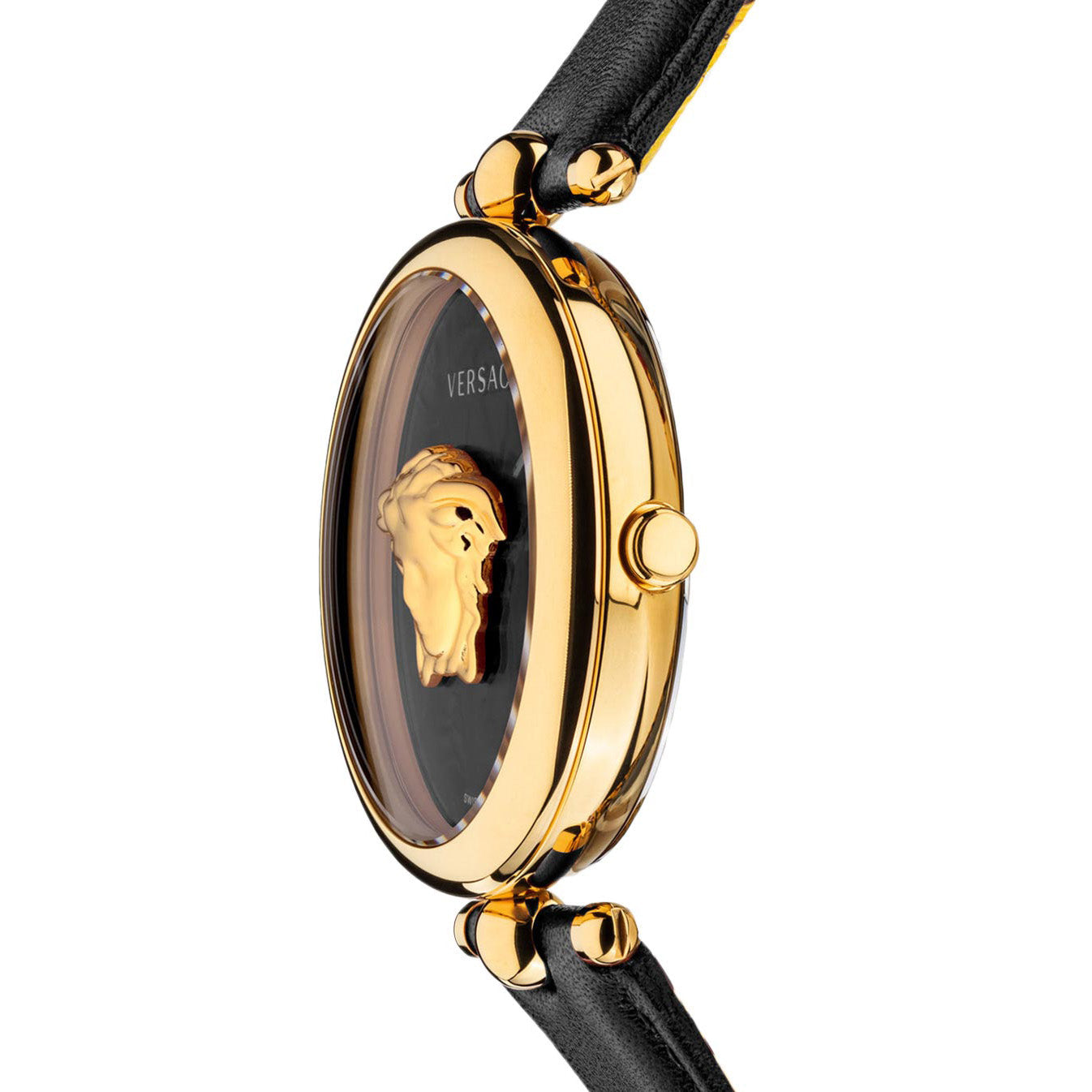 Versace Palazzo Empire Barocco Ladies' Black Gold Watch