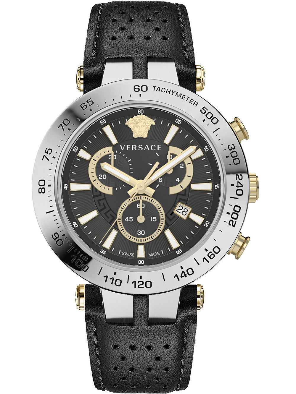 Versace Men's Watch Bold Chrono 46mm Black