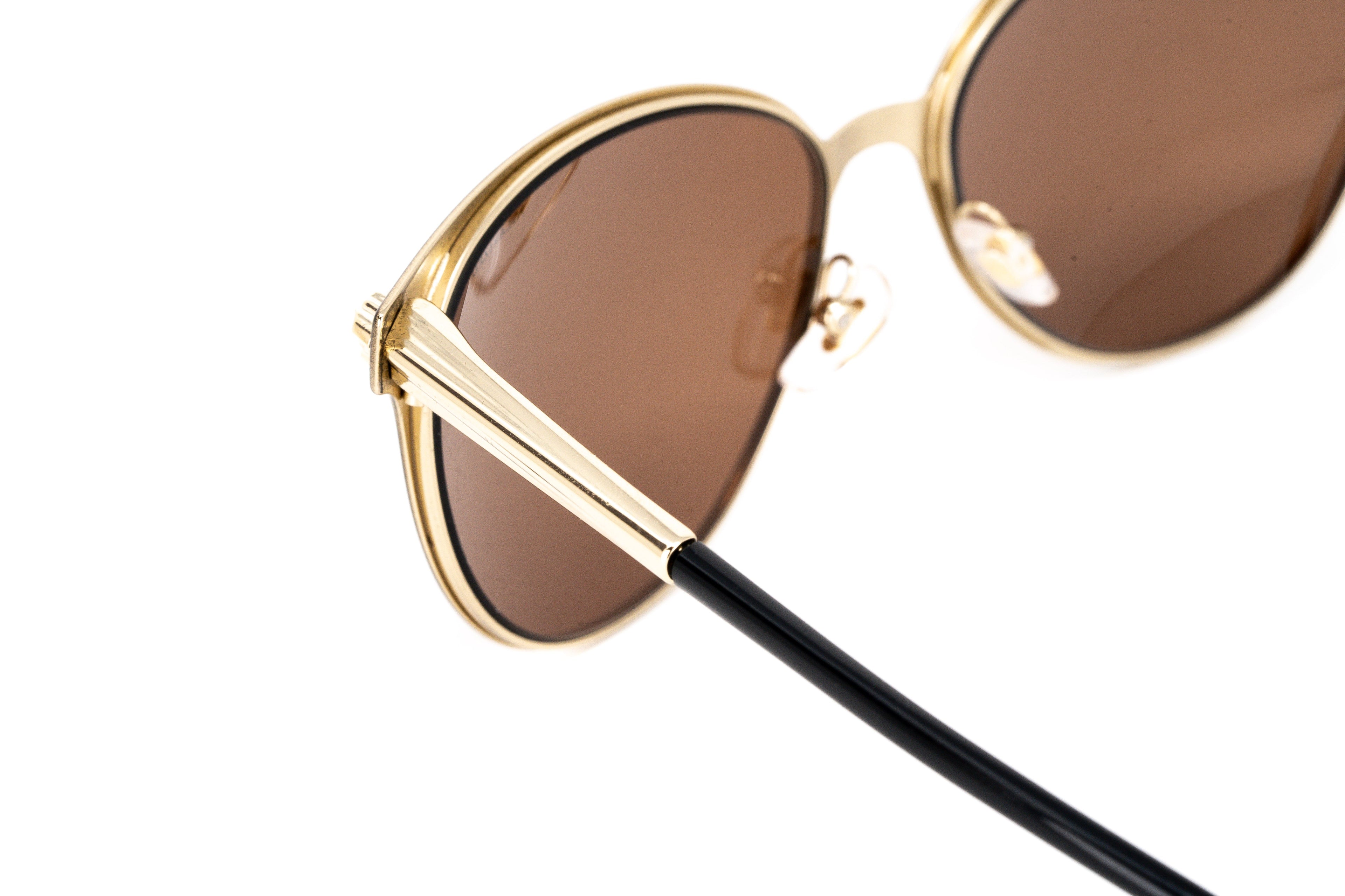 Versace Women's Sunglasses Square Black/Pale Gold Polar