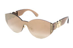 Versace Women's Sunglasses Rimless Cat Eye Beige