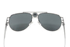 Versace Men's Sunglasses Medusa Pilot Silver Mirror