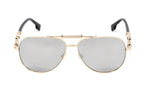 Versace Unisex Sunglasses Pilot Pale Gold