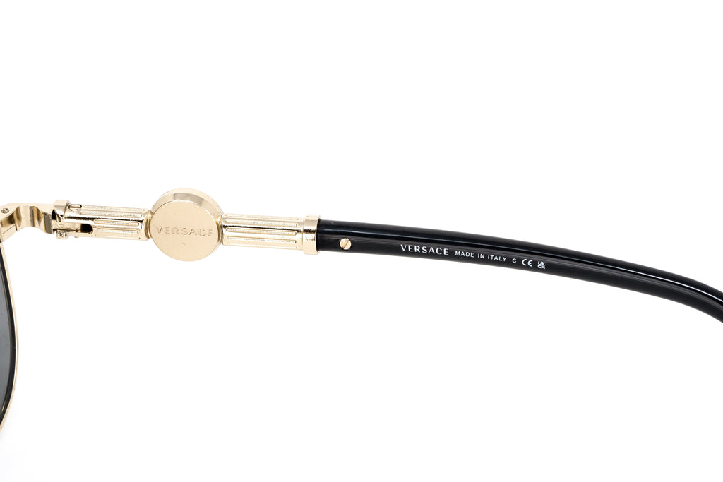 Versace Unisex Sunglasses Pilot Pale Gold