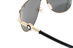 Versace Unisex Sunglasses Pilot Pale Gold