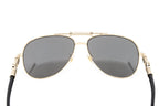 Versace Unisex Sunglasses Pilot Pale Gold