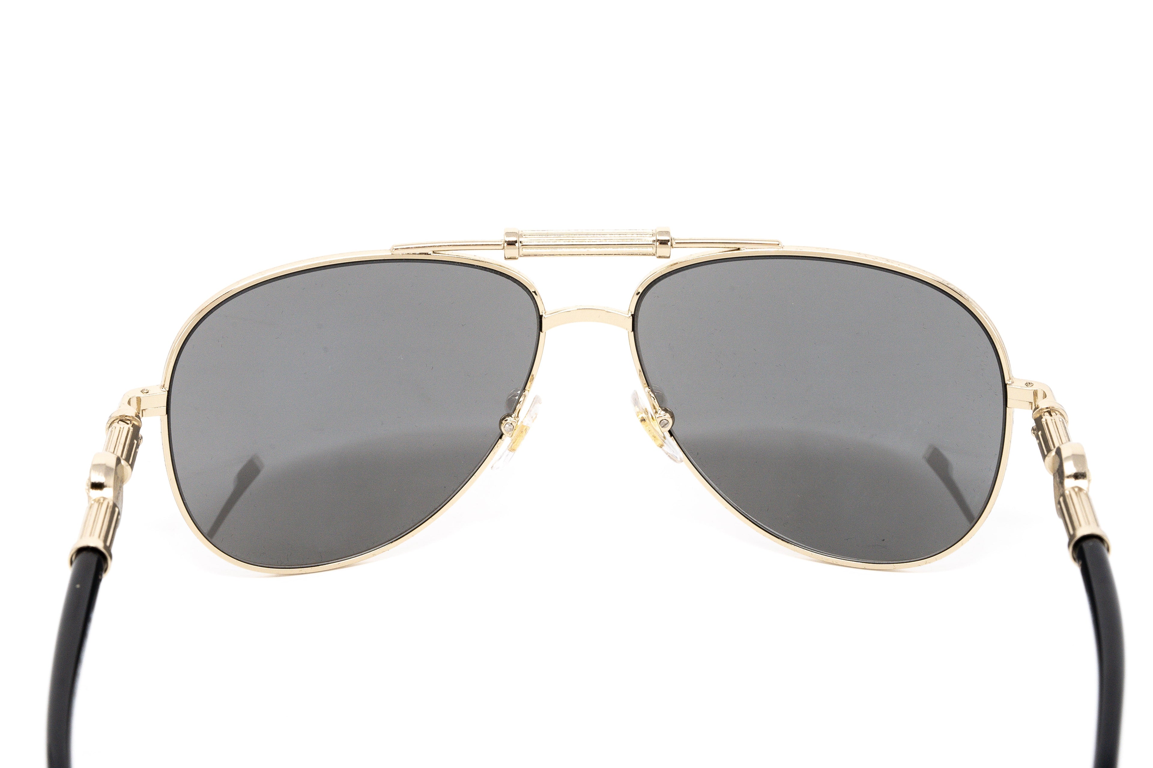 Versace Unisex Sunglasses Pilot Pale Gold