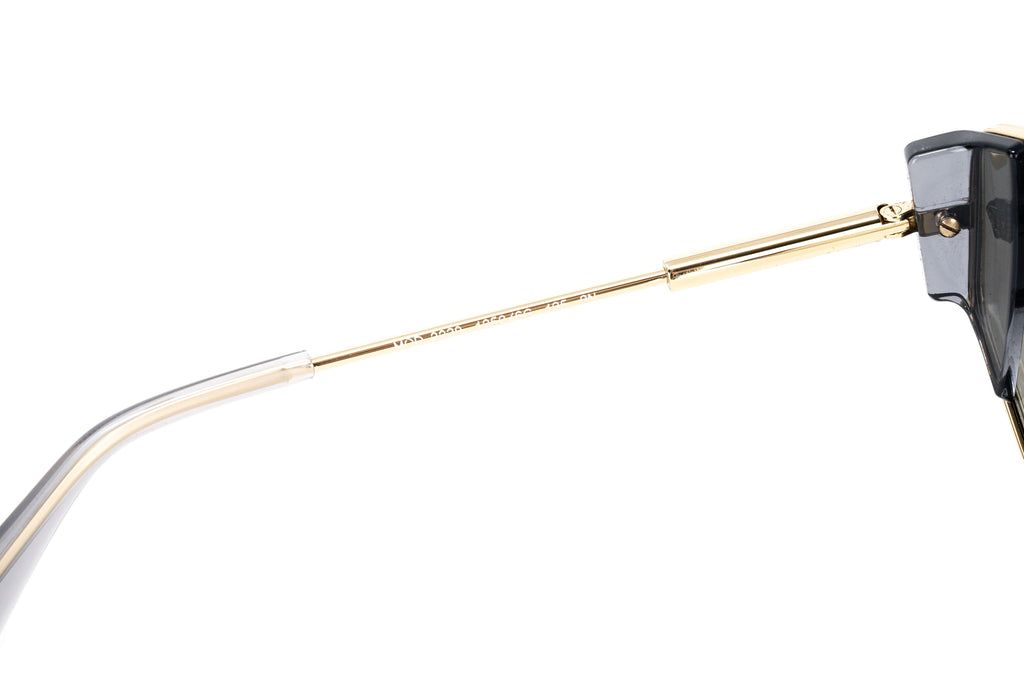 Versace Women's Sunglasses Cat Eye Pale Gold Silver Mirror